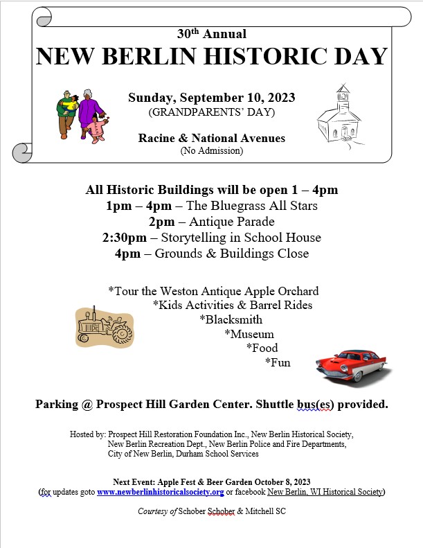 2023 Historic Day Flyer